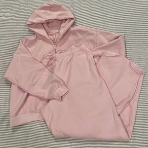 SKIMS Cherry Blossom Pink Sweat Set